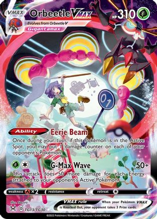 Orbeetle VMAX (TG13)/30 Ultra Rare Holofoil