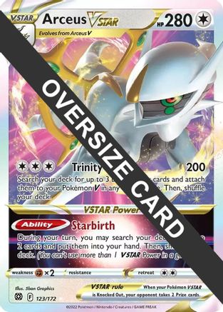 Arceus VSTAR - 123/172 (123) Promo Holofoil