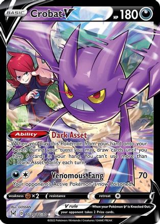 Crobat V (TG20)/30 Ultra Rare Holofoil