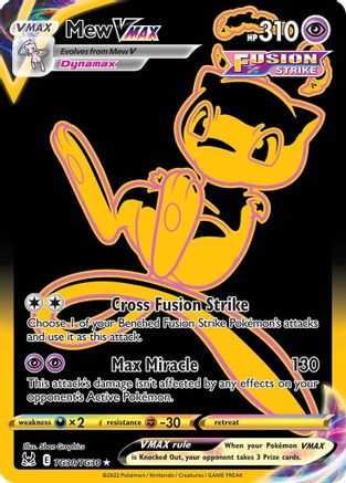Mew VMAX (Secret) (TG30)/30 Secret Rare Holofoil