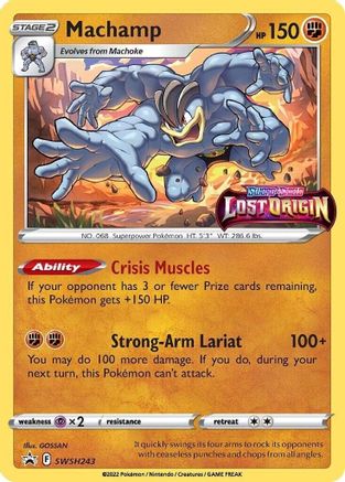 Machamp - SWSH243 (Prerelease) (SWSH243)/307 Promo Holofoil