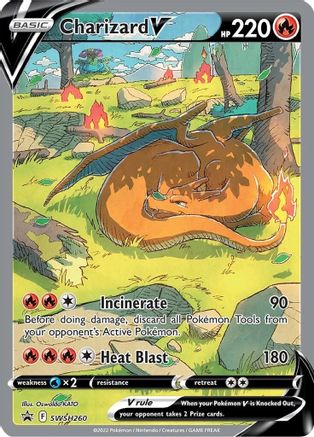 Charizard V (SWSH260) Promo Holofoil (Cabinet-NM)