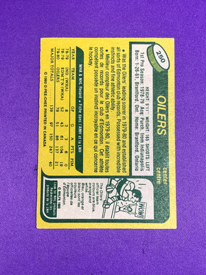 Wayne Gretzky #250 O-PEE-CHEE 1980-81 (2nd year) (Cabinet)