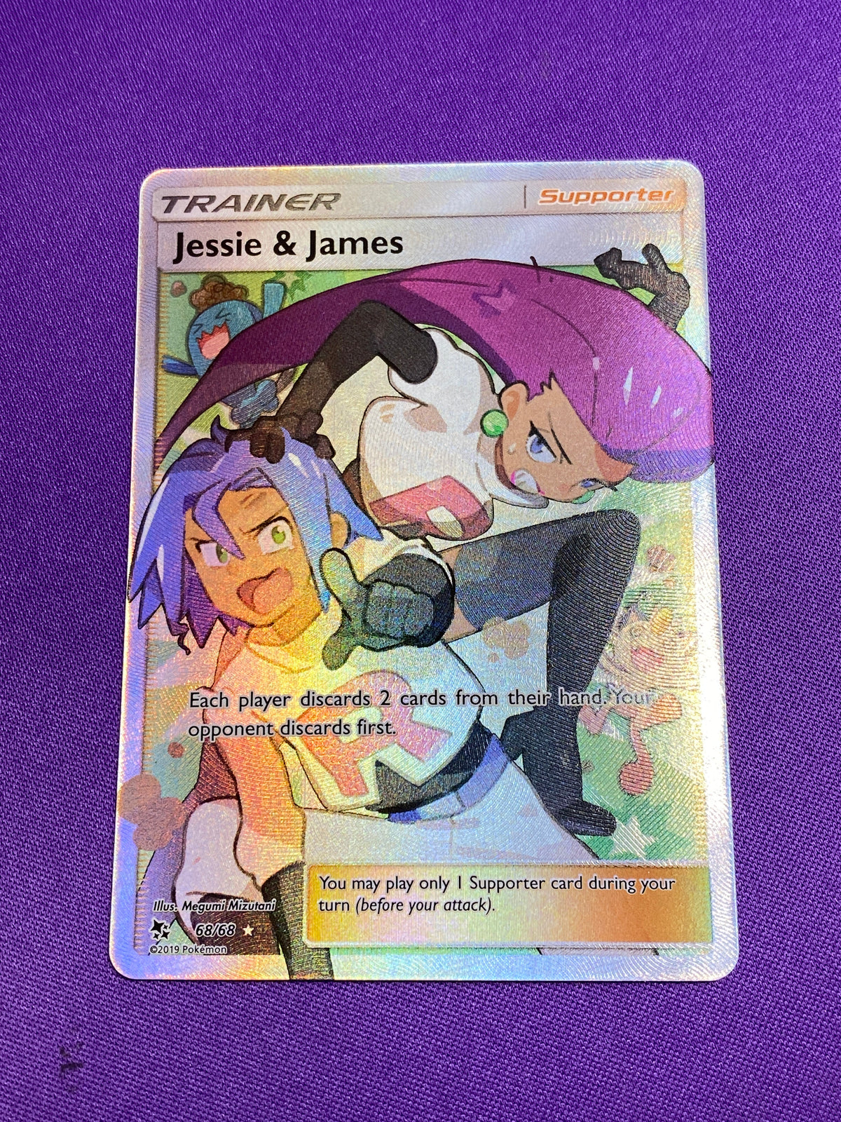 Jessie & James (Full Art) (68)/68 Ultra Rare Holofoil (Cabinet-NM)