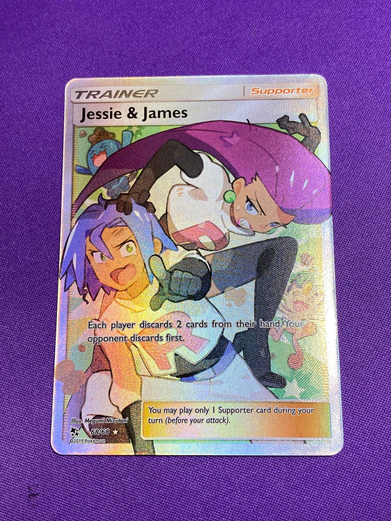 Jessie & James (Full Art) (68)/68 Ultra Rare Holofoil (Cabinet-NM)
