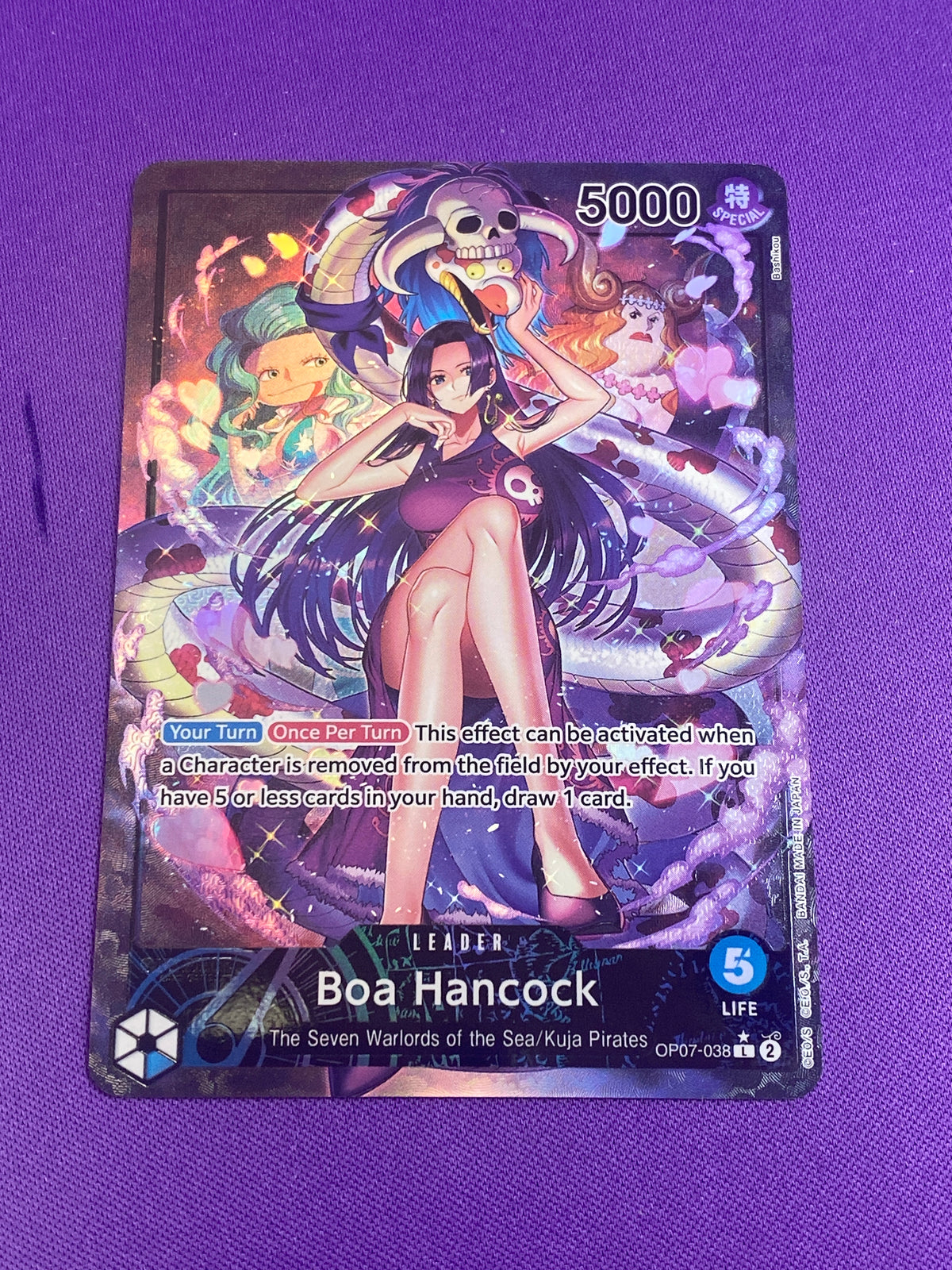 Boa Hancock (Parallel) (OP07-038) - 500 Years in the Future Foil (Cabinet-NM)
