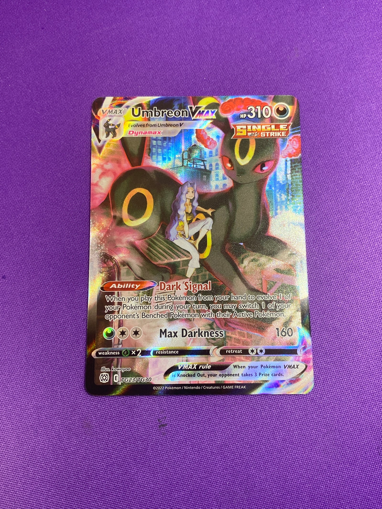 Umbreon VMAX (TG23)/30 Ultra Rare Holofoil (Cabinet-NM)