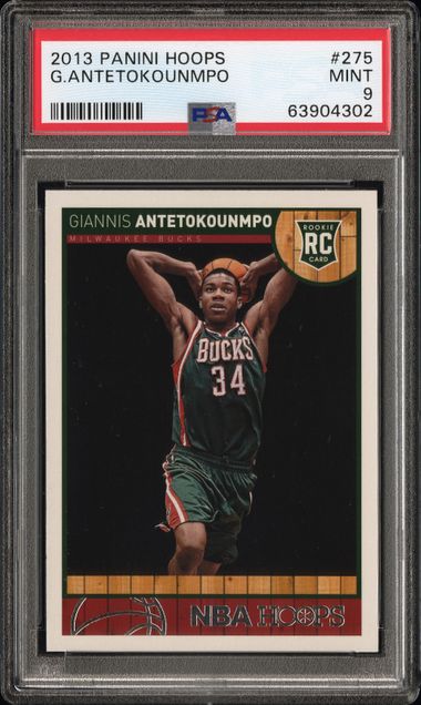 Psa 9 Giannis Antetokounmpo #275 Panini Hoops (Cabinet)