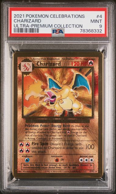 PSA 10 Charizard #4 Celebrations Ultra Premium Collection (Cabinet-NM)