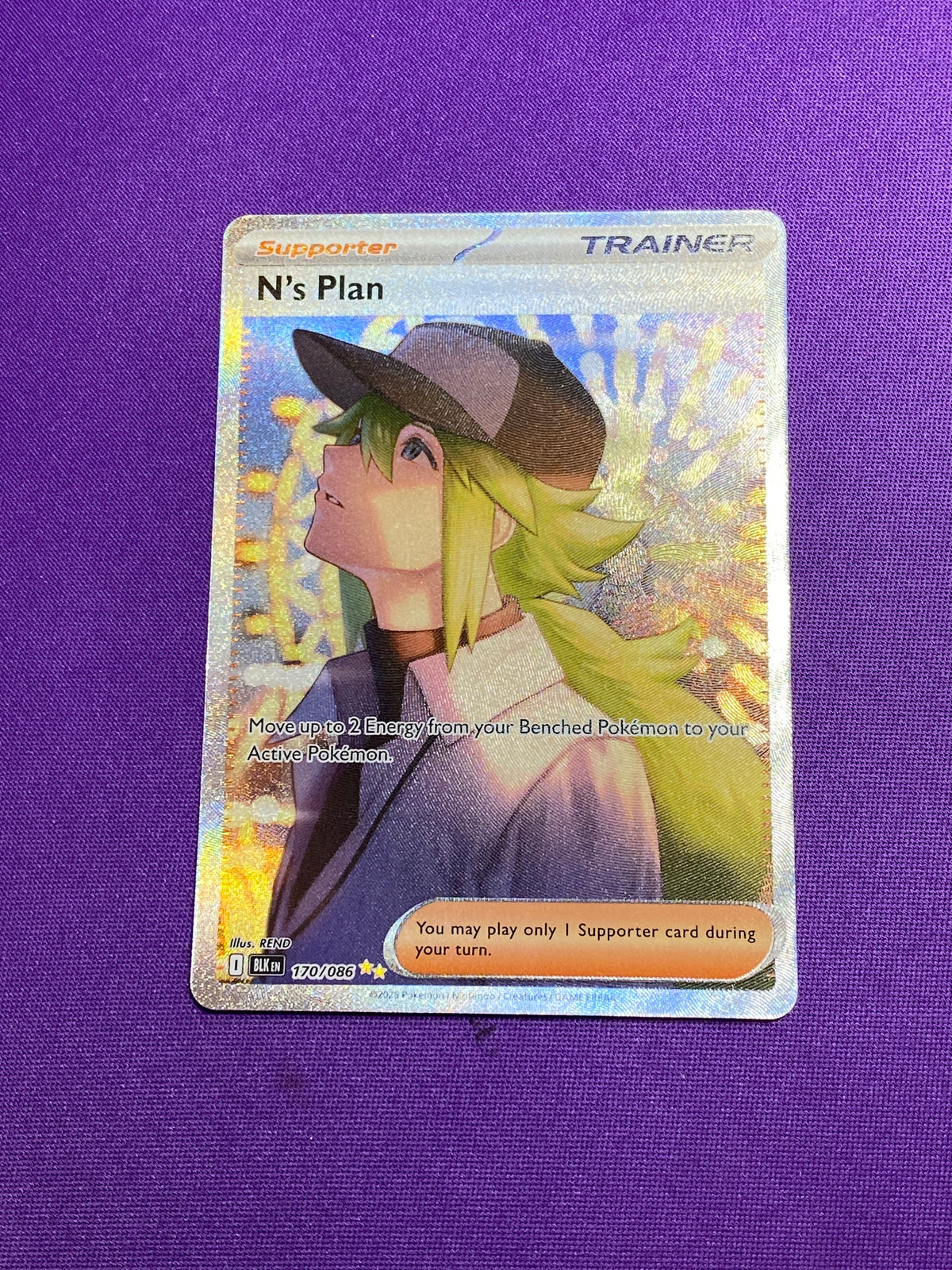 N's Plan - 170/086 Special Illustration Rare Holofoil (Cabinet-NM)