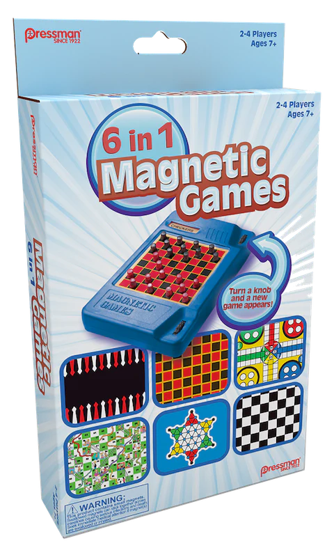 6-in-1 Magnetic Games