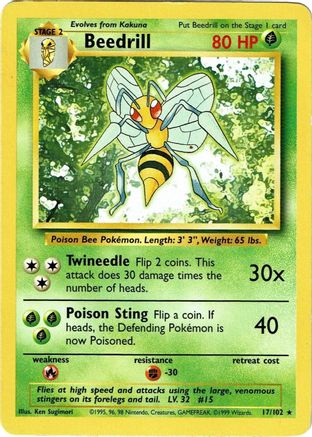 Beedrill (17)/102 Rare