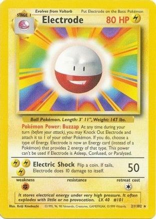 Electrode (21)/102 Rare