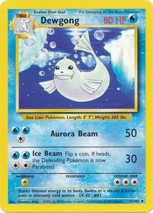 Dewgong (25)/102 Uncommon