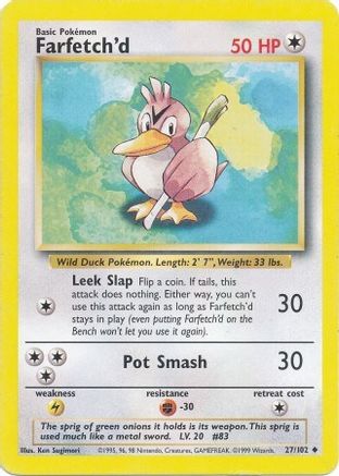 Farfetch'd (27)/102 Uncommon