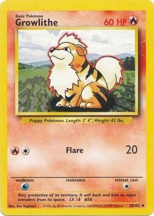 Growlithe (28)/102 Uncommon
