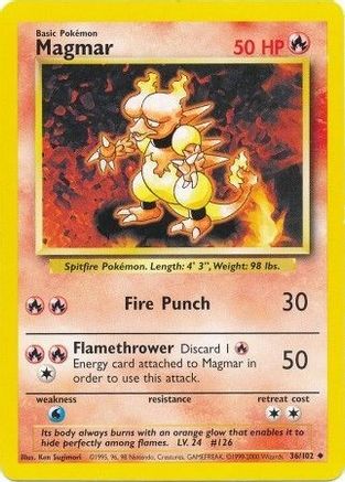 Magmar (36)/102 Uncommon