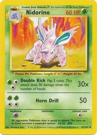 Nidorino (37)/102 Uncommon