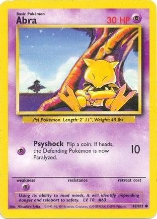 Abra (43)/102 Common