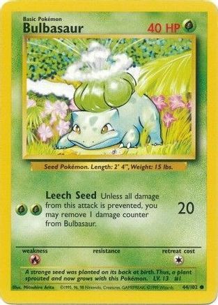 Bulbasaur (44)/102 Common