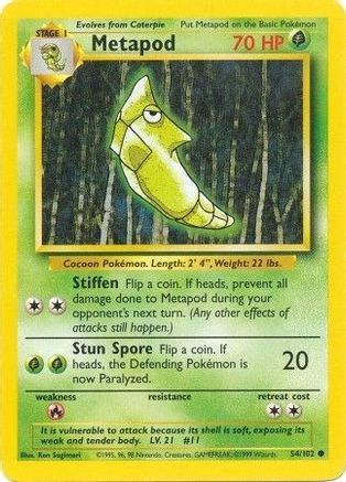 Metapod (54)/102 Common