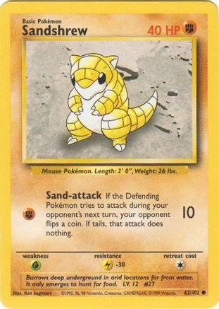 Sandshrew (62)/102 Common
