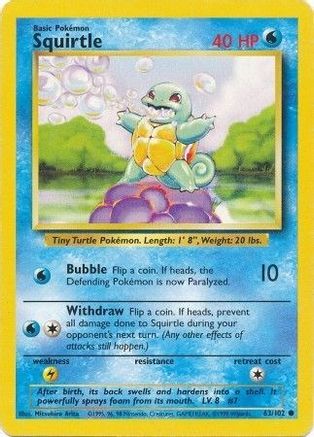 Squirtle (63)/102 Common