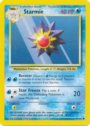 Starmie (64)/102 Common
