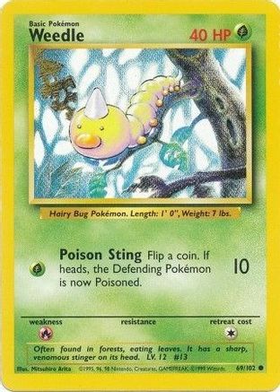 Weedle (69)/102 Common