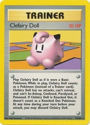 Clefairy Doll (70)/102 Rare