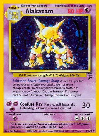Alakazam (1)/130 Holo Rare Holofoil