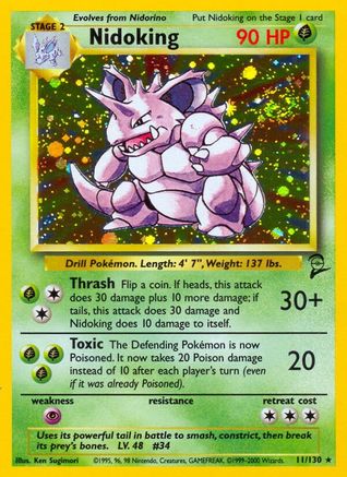 Nidoking (11)/130 Holo Rare Holofoil