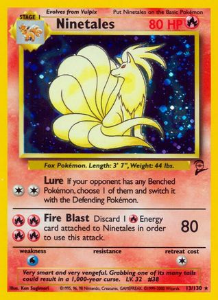 Ninetales (13)/130 Holo Rare Holofoil