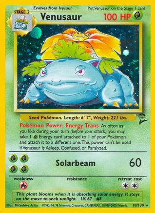 Venusaur (18)/130 Holo Rare Holofoil