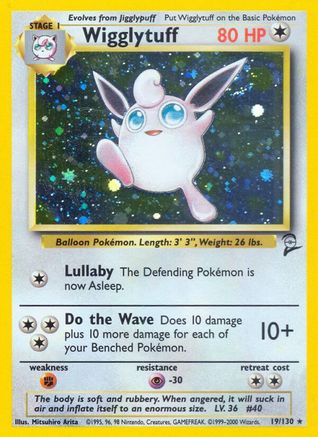 Wigglytuff (19)/130 Holo Rare Holofoil