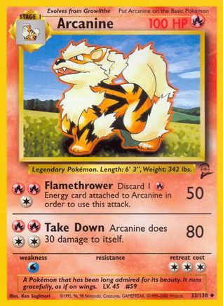 Arcanine (33)/130 Uncommon