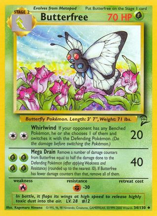Butterfree (34)/130 Uncommon