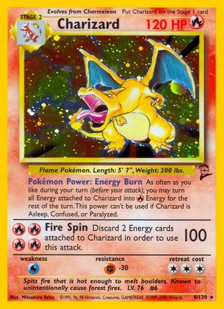 Charizard (4)/130 Holo Rare Holofoil