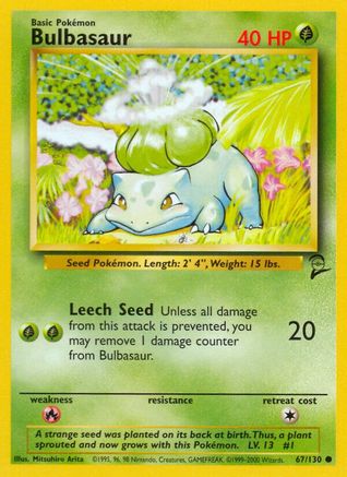 Bulbasaur (67)/130 Common