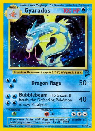 Gyarados (7)/130 Holo Rare Holofoil