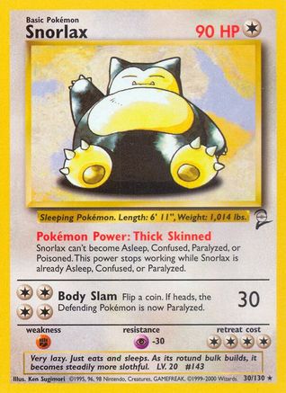 Snorlax (30)/130 Rare