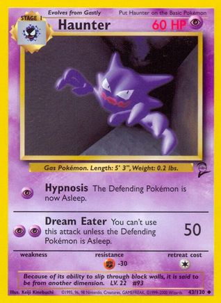 Haunter (43)/130 Uncommon