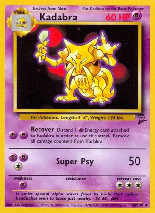 Kadabra (46)/130 Uncommon