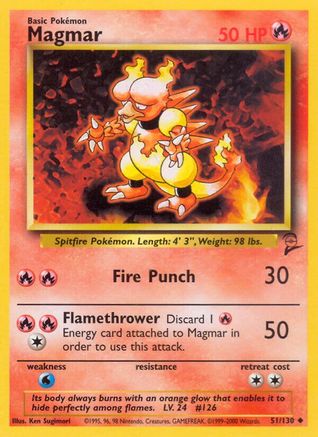 Magmar (51)/130 Uncommon