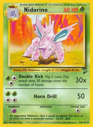 Nidorino (54)/130 Uncommon