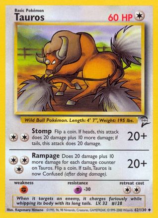 Tauros (62)/130 Uncommon