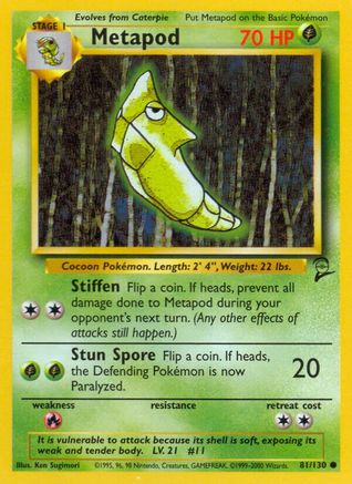 Metapod (81)/130 Common