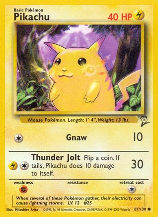 Pikachu (87)/130 Common