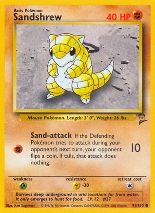 Sandshrew (91)/130 Common