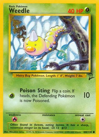 Weedle (100)/130 Common